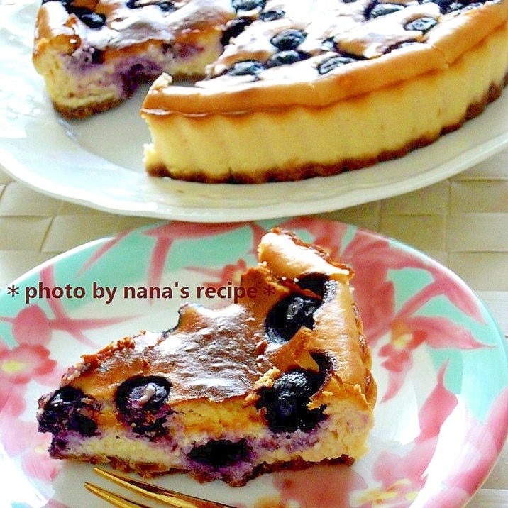 冷凍ブルーベリーを使ったベイクドチーズケーキ レシピ 作り方 By Nana S Recipe 楽天レシピ 冷凍ブルーベリーを使ったベイクドチーズケーキ レシピ 作り方 By Nana S Recipe 楽天レシピ